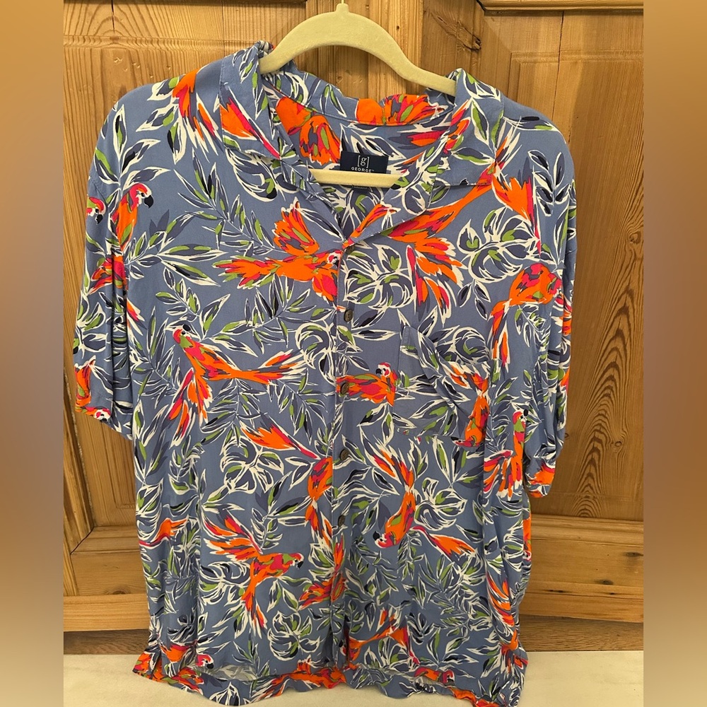George Hawaiian Button Down Shirt